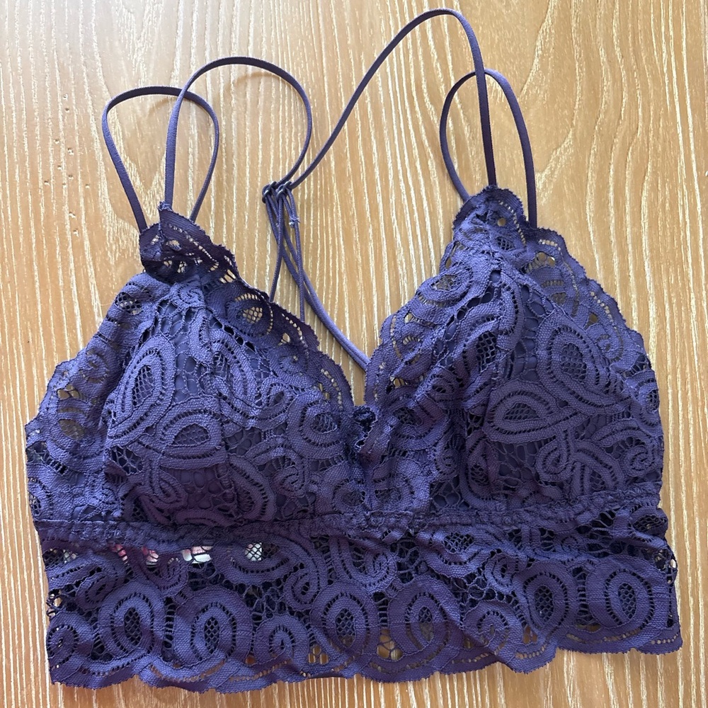 Victoria's Secret Purple Lace Bralette